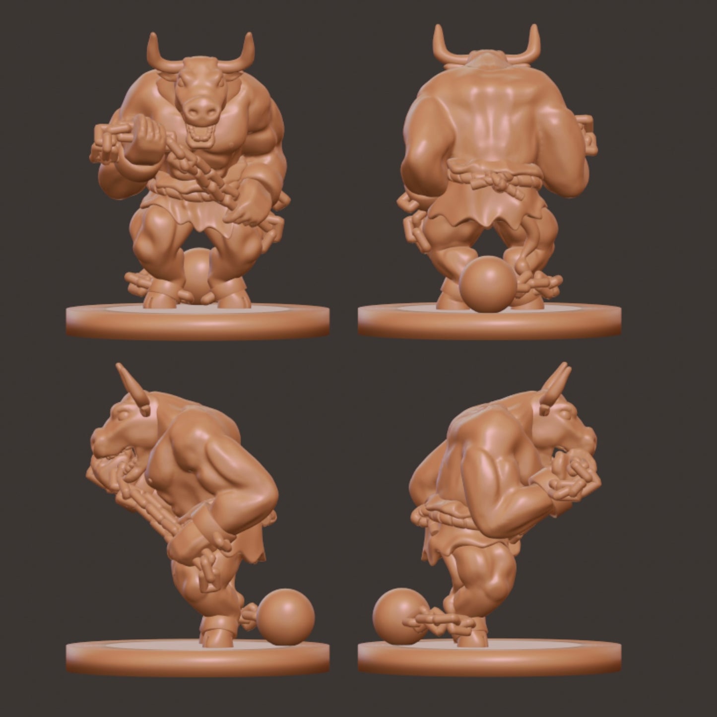 脱走するミノタ 20mm