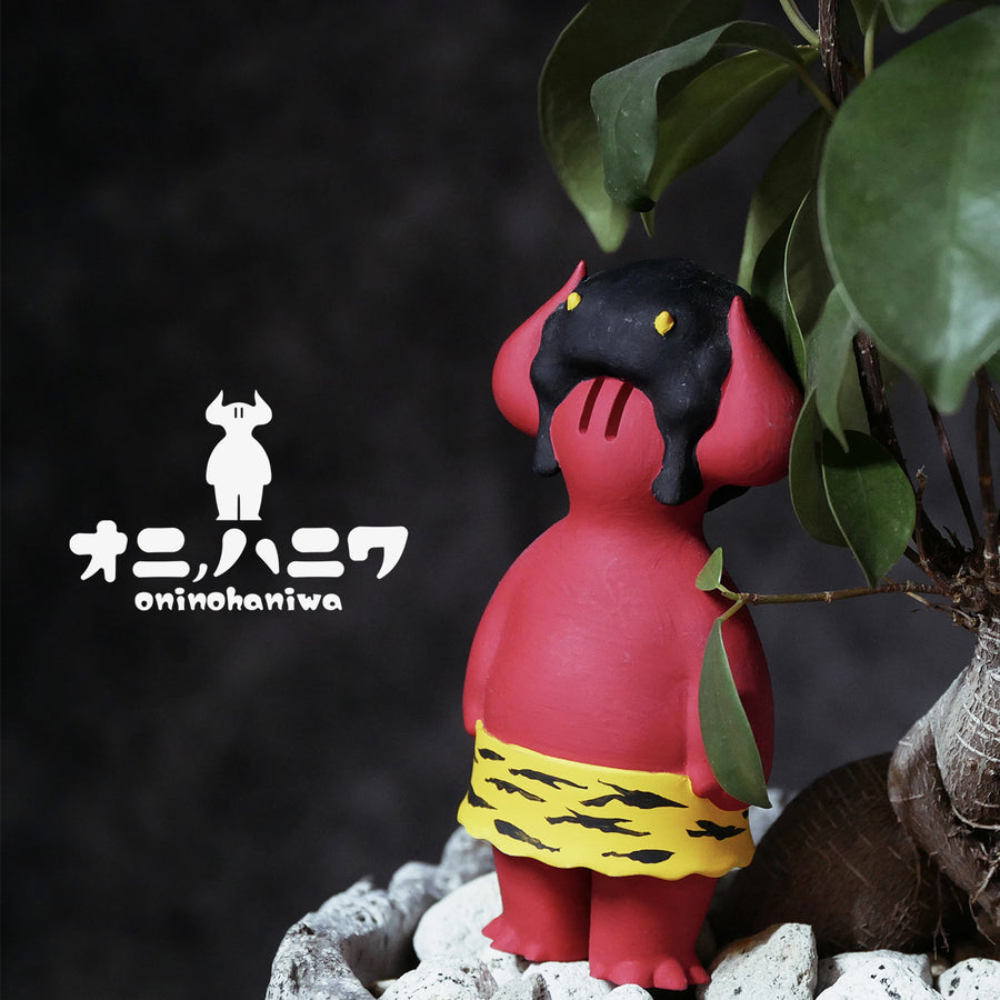 鬼の仮装をしたオニノハニワ