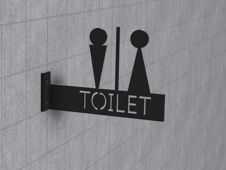 TOILETトイレ看板