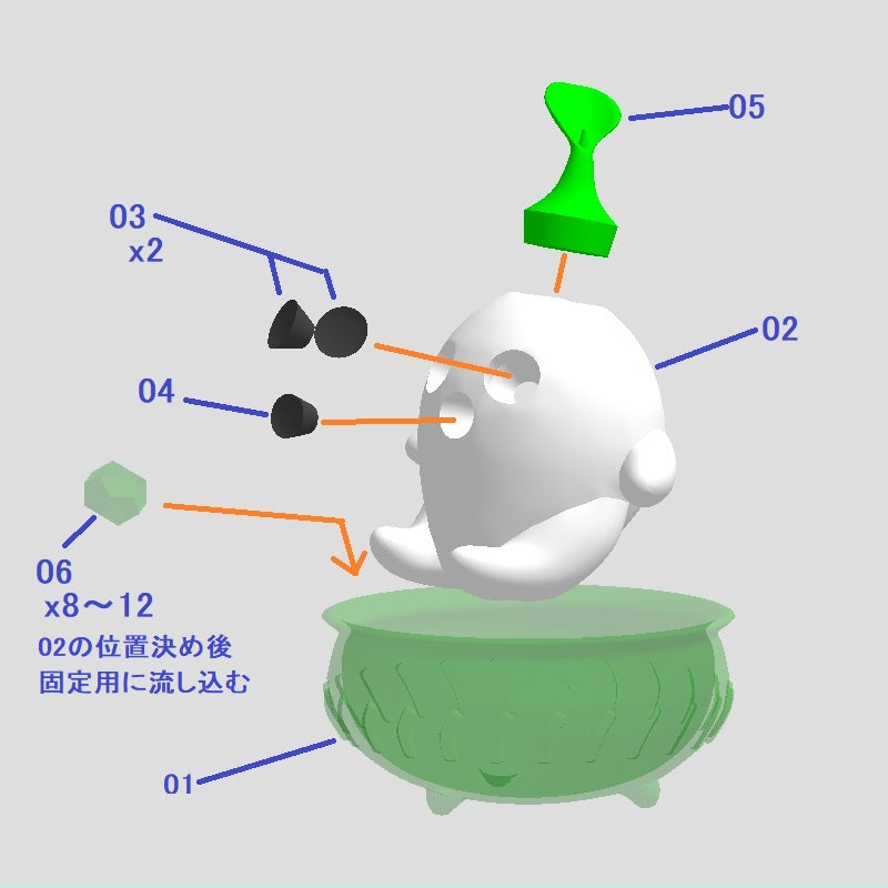 マンドラゴラの鉢植え