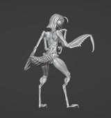 螳螂娘 　【学名：ヒトカマキリモドキ】