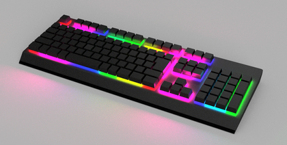 ミニチュアゲーミングキーボード