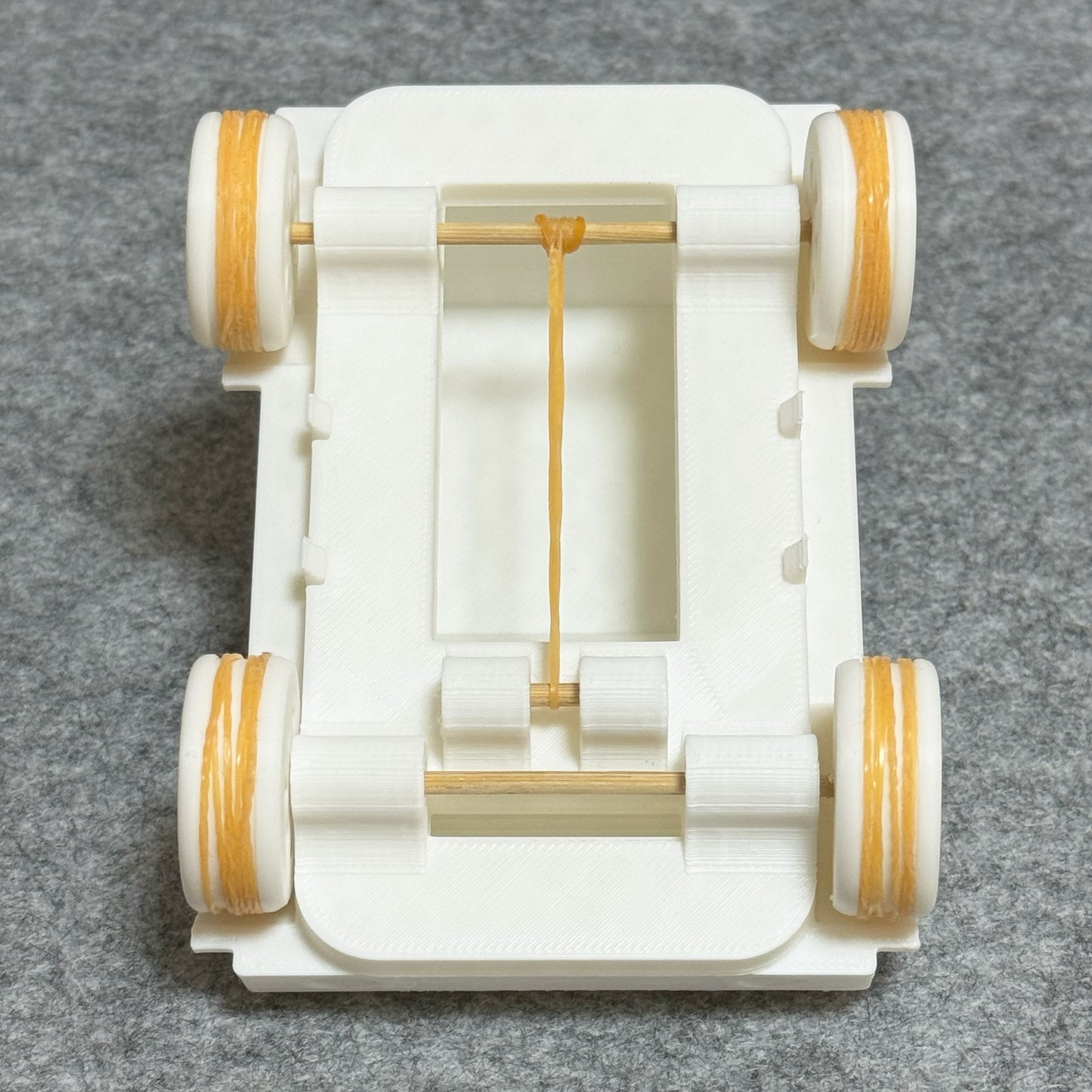 rubber band powered car 3dp