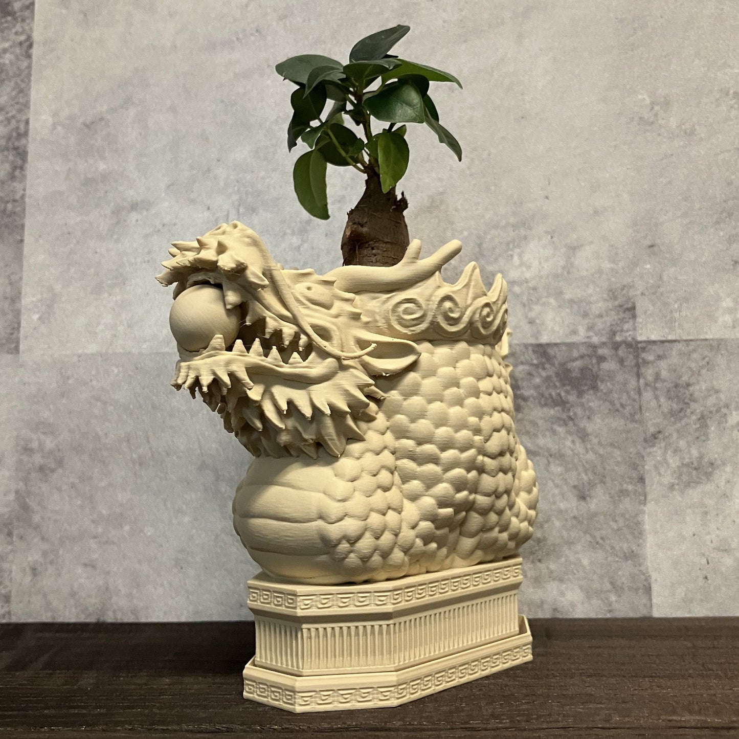龍の植木鉢