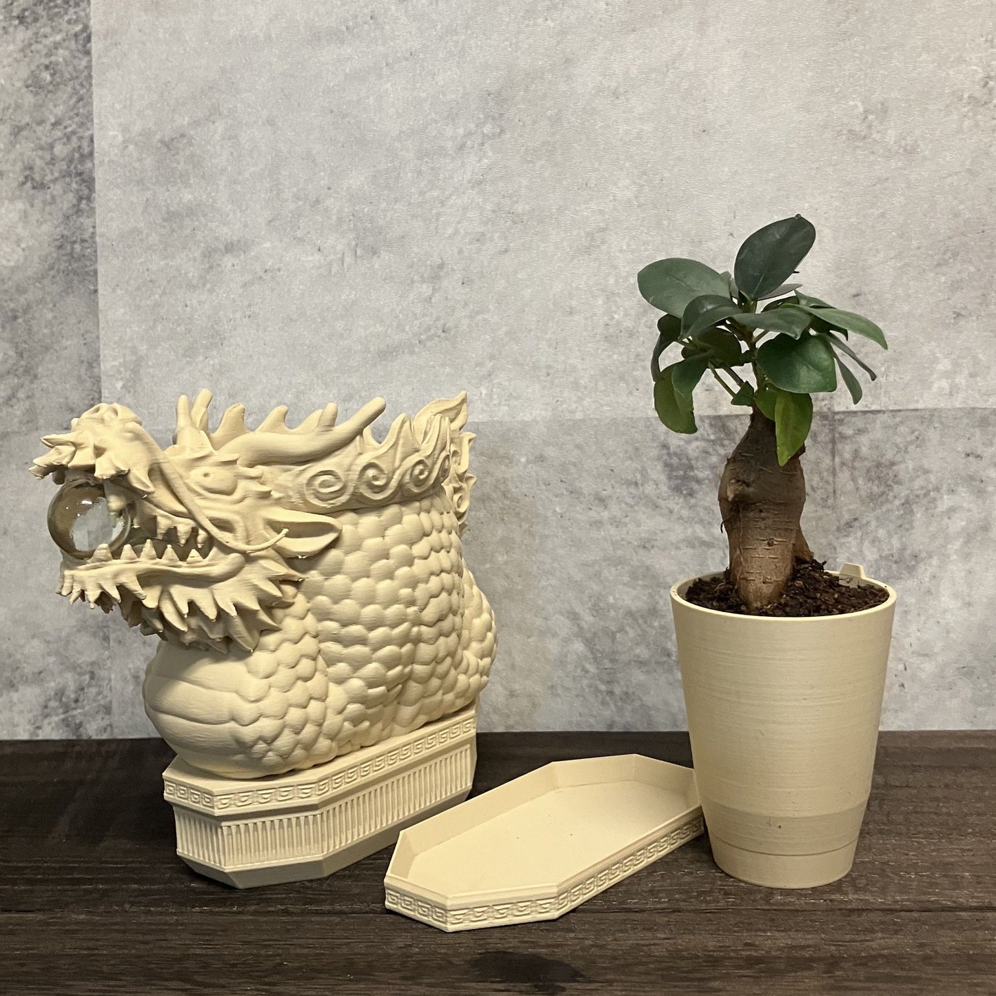 龍の植木鉢