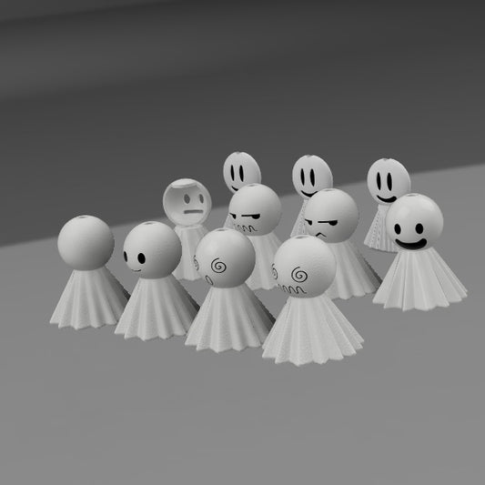 ミニチュアてるてる坊主達(Miniature Sunny Dolls)